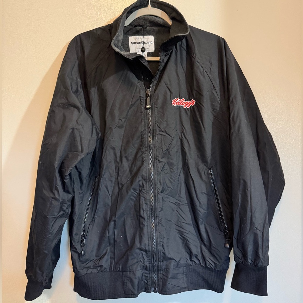 WEARGUARD Aramark Kellogg's Brand Jacket - Men's Size Small - Black
